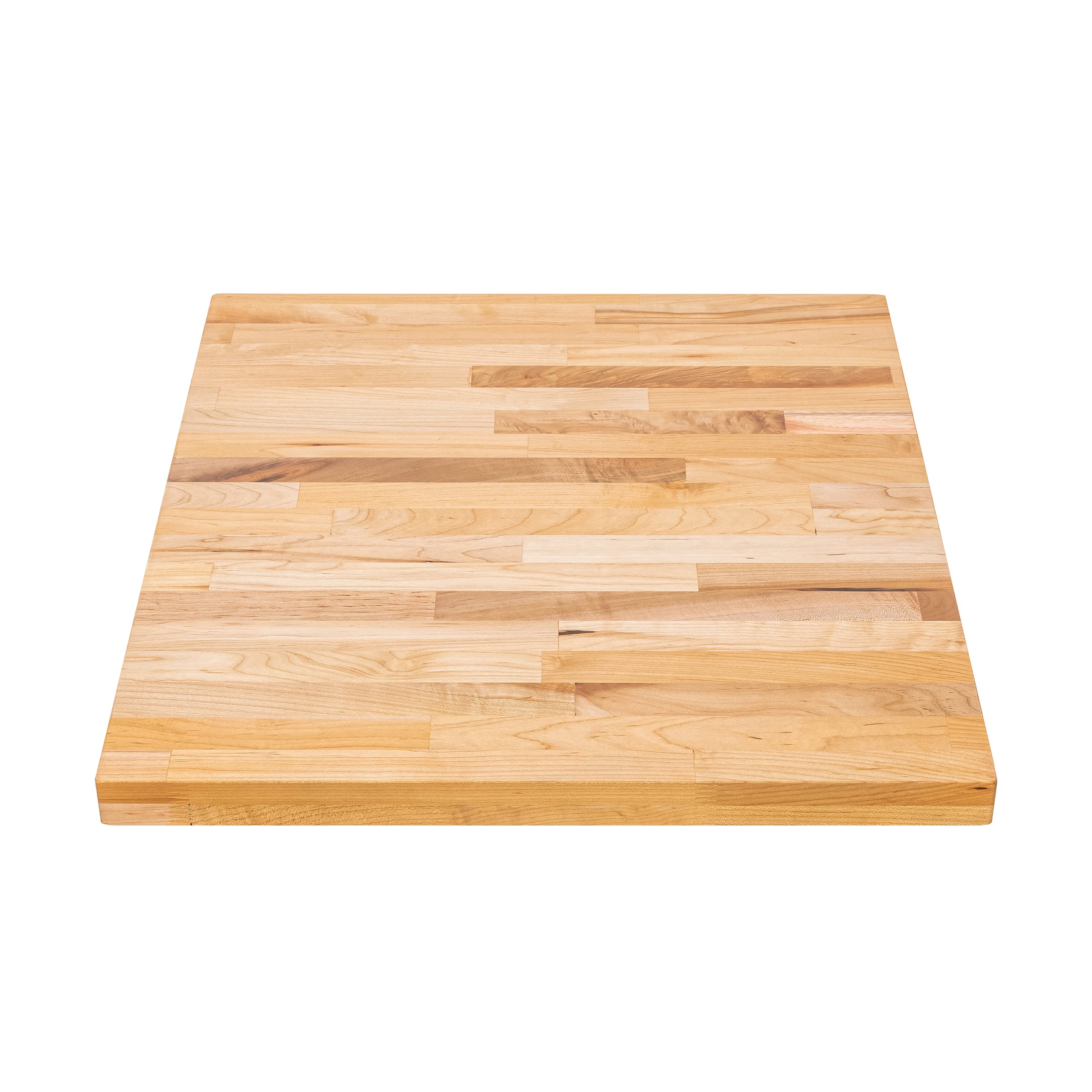 DuraSteel Maple Butcher Block Countertop - 30 x 24 Work Bench Top - Solid Wood Table Top for Cabinet, Kitchen, Restaurant, Coffe