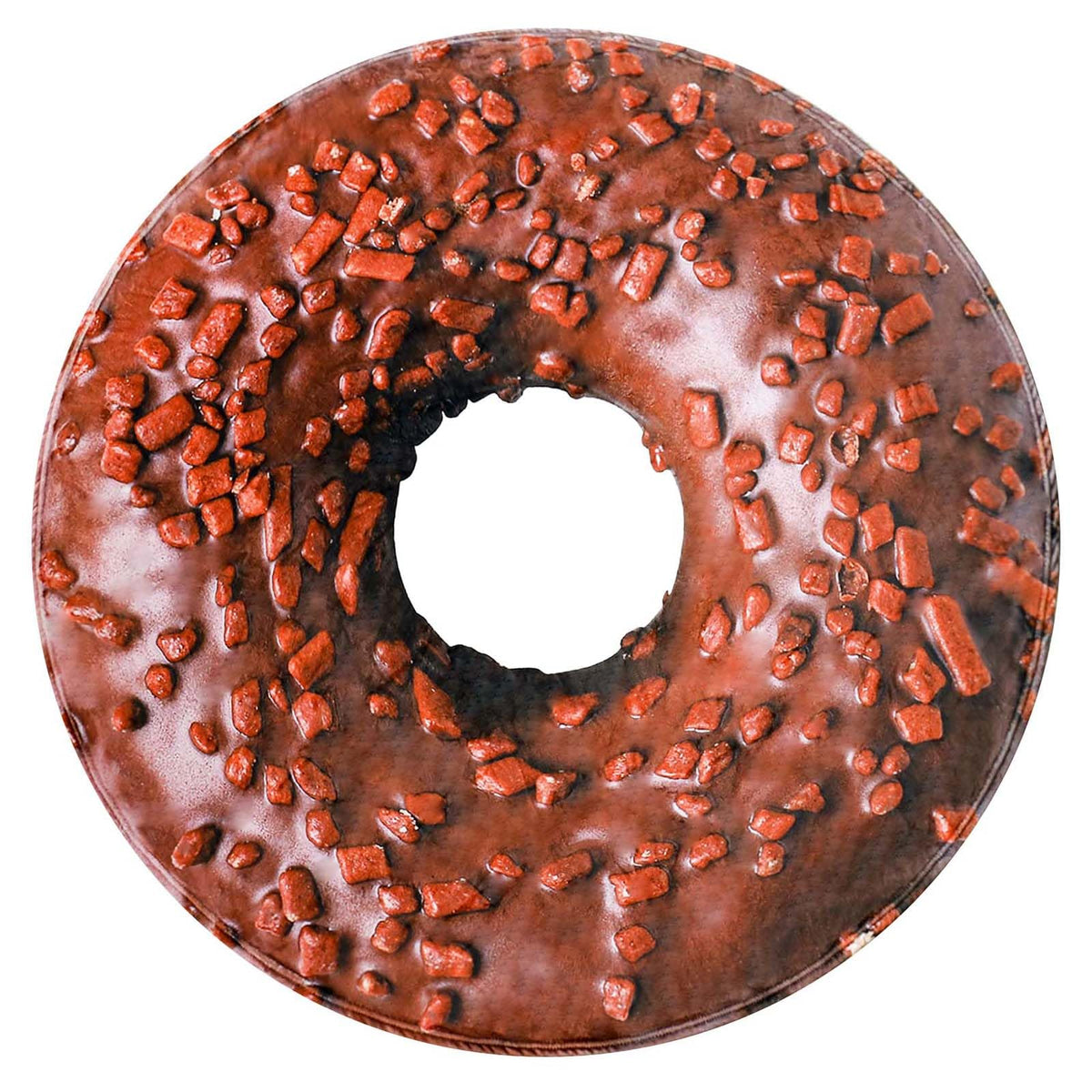 Excervent Realistic Chocolate Doughnut Blanket, 290 Gsm Funny Realistic Food Blanket, Novelty Super Soft Flannel Throw Blankets,