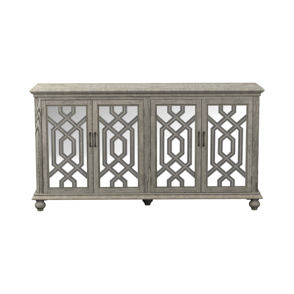 Coaster Furniture 4-Door Antique White Accent Cabinet 952845