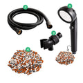 Original StoneStream EcoPower Shower Head System - Spa Like Ionic Filter to Soften Water, Increase Pressure & Save Water - Multi