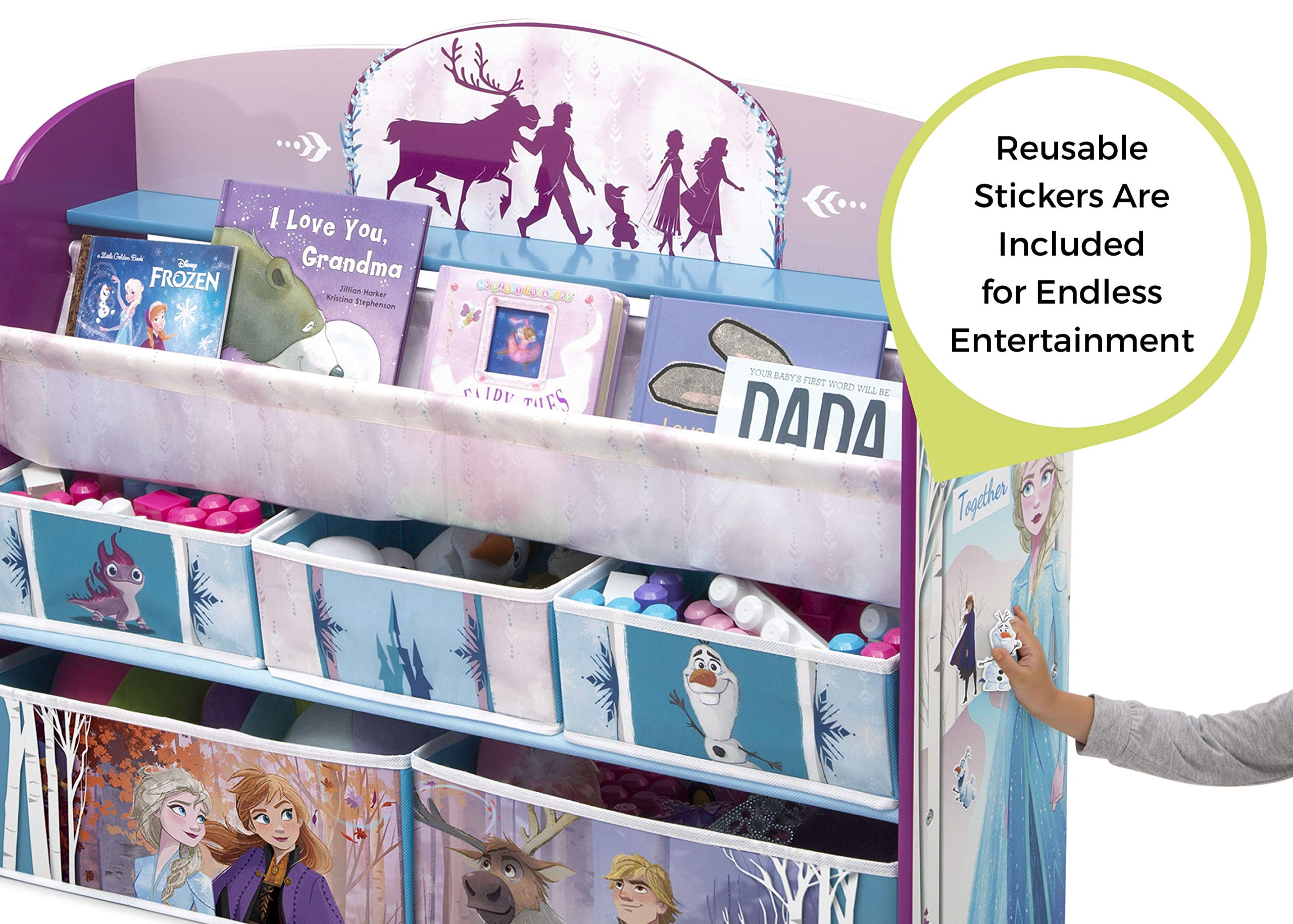 Delta Children Deluxe Toy And Book Organizer, Disney Frozen Ii