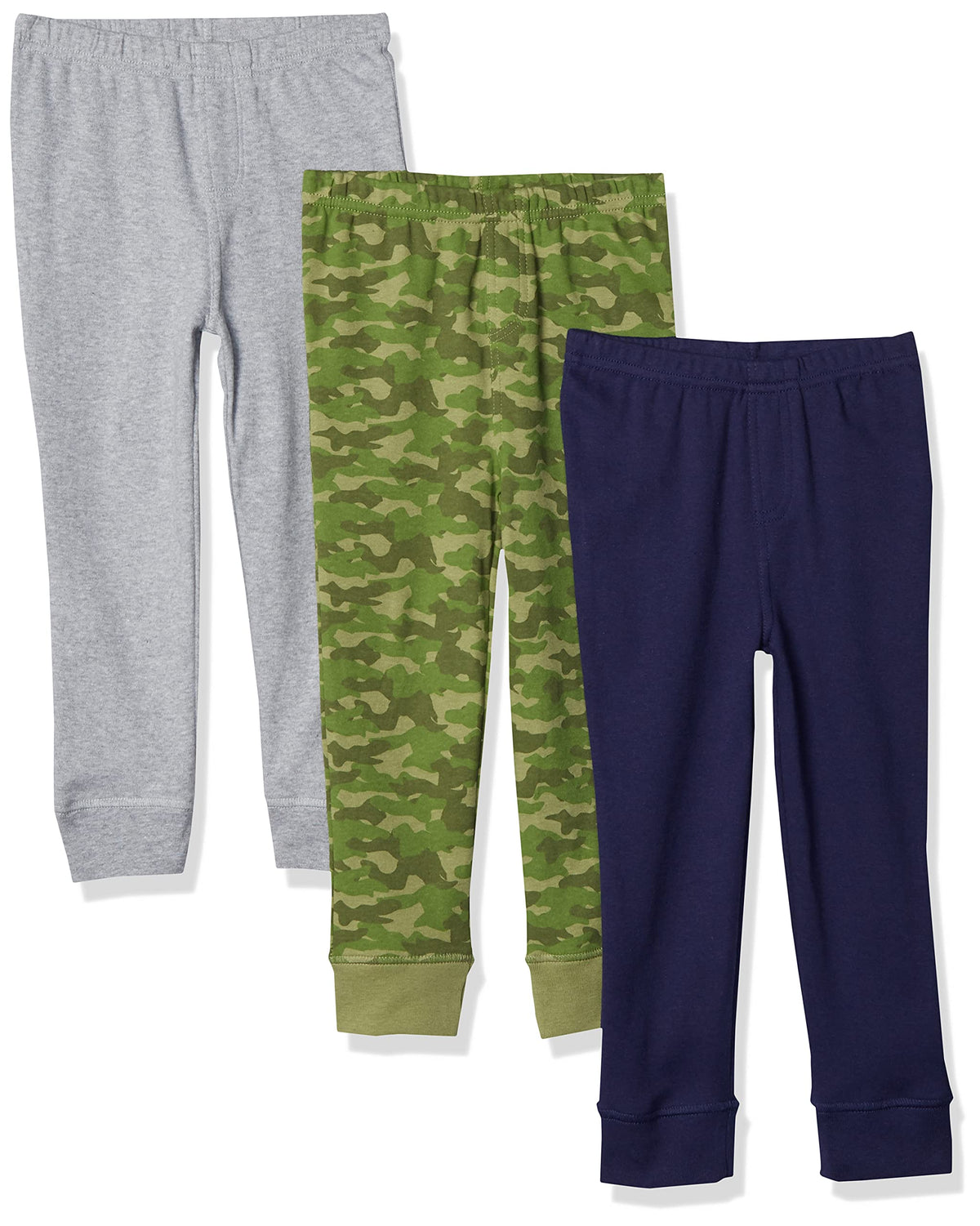 Luvable Friends Unisex Baby Cotton Pants, Camo, 9-12 Months