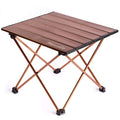 Alpcour Portable Camping Table - Lightweight, Compact Folding Side Table in a Bag with Aluminum Top & Heavy Duty Hinge for Easy 