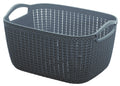 Kuber Industries Q5 Unbreakable Plastic Multipurpose Medium Size Flexible Storage Baskets/Fruit Vegetable Bathroom Stationary H