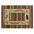 Excursion Ex3 Red Farmhouse Rug Rectangle 5' X 7 ' 6"