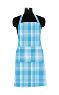 Airwill Cotton Kitchen Cooking Aprons (Track Blue)