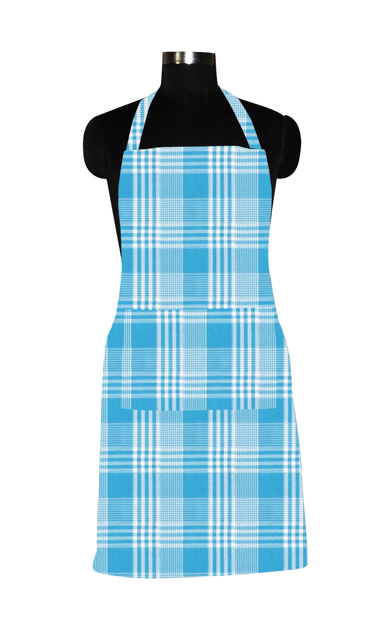 Airwill Cotton Kitchen Cooking Aprons (Track Blue)
