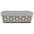 Simplify Large Shelf Woven Tote in White