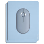 Cyanbone Mini Mouse Pad Small Size 2 Pack, Portable Mouse Pad Blue For Laptop, Travel Mousepad Cute With Non Slip Rubber Base Fo