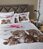 Dolce Mela Dm486T 4-Piece Luxury Duvet Cover Set, Twin