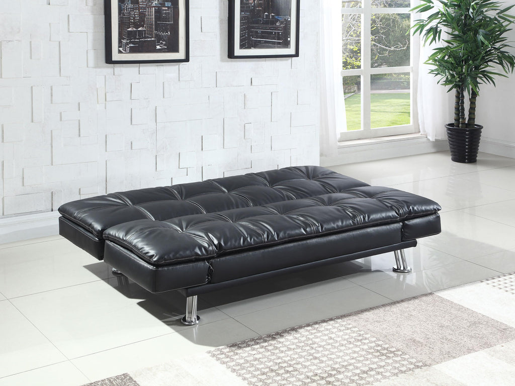 Coaster Dilleston Sofa Bed, Black