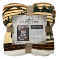 Carstens, Inc. Ultra Premium Super Soft Plush Sherpa Fleece Oversized Throw Blanket 54' X 68', Hinterland
