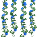 Syhood Artificial Rose Garlands Flower Garland Decorations Rose Vines Leaves Flower Vines Hanging Garlands Fake Rose Flower Vine
