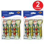 Beistle Noiseless Blowouts 16 Pack Paper Multicolor 16" Party Favors
