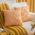 Cosibono Maple Leaf Fall Throw Pillow Covers 20'X20' Set Of 2, Light Gold Farmhouse Decorative Pillow Covers For Autumn Harves