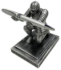 Ofiedx Executive Knight Pen Holder With A Pen Personalized Desk Accessories Decor Home Office Cool Pen Stand Iron