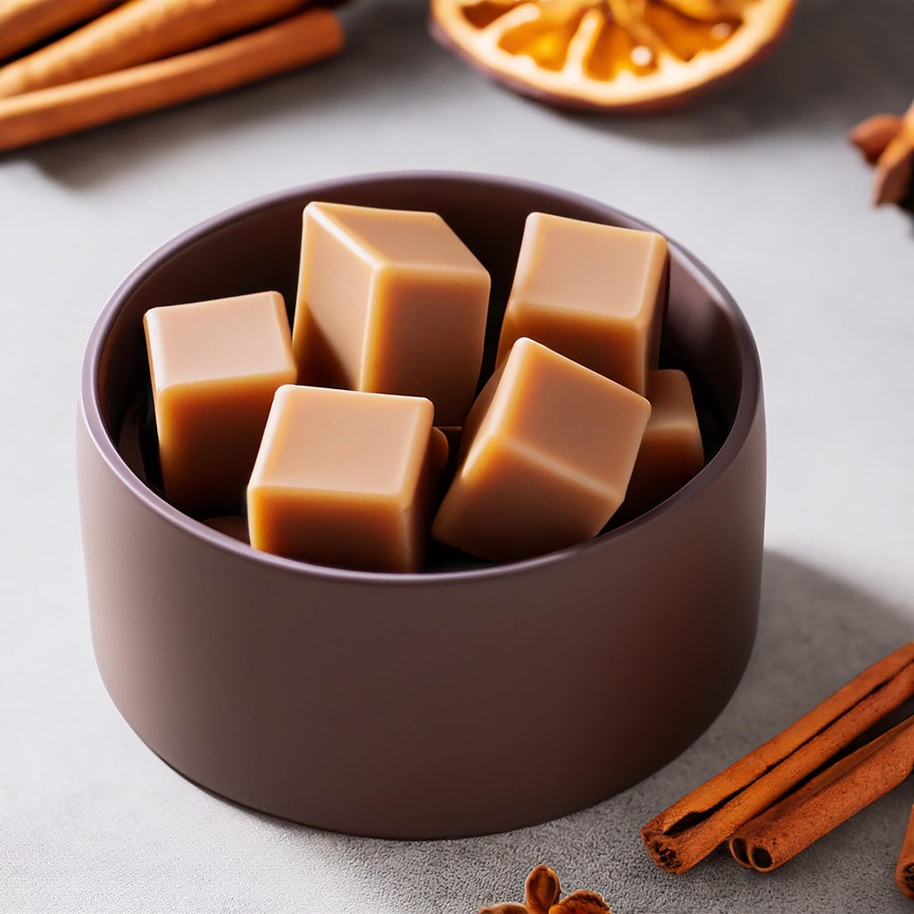 Candlecopia Cinnamon Clove Strongly Scented Hand Poured Vegan Wax Melts, 12 Scented Wax Cubes, 6.4 Ounces In 2 X 6-Packs