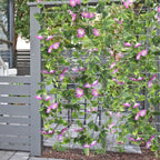 Gtidea Artificial Vines, 2Pcs 15Feet Morning Glory Hanging Plants Silk Garland Fake Green Plant Home Garden Wall Fence Stairway