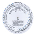 Westcott 6    Proportional Measuring Scale, White, Ps-79