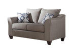 Coaster Salizar Flared Arm Loveseat In Brown 506022