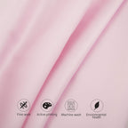 Ntbay 2 Pack 500 Thread Count 100% Egyptian Cotton Standard Pillow Shams, Super Soft And Breathable Oxford Pillowcases For Bed, 20X26 Inches, Pink