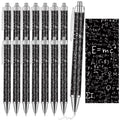 Weekgrat 48 Pcs Math Ballpoint Pen Back To School Party Favor Black Ink Retractable Ballpoint Pens For Teacher'S Day Gifts Stude