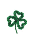 Green Open Shamrock Hanging Tinsel Decorations - 11'' x 14'' (1 Pc.) | Premium Quality & Durable | Eye-Catching & Brilliant Desi