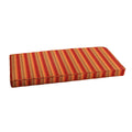 Sorra Home Indoor Or Outdoor Sunbrella Bench Cushion With Corded Edges And Tie Backs, 1 Count (Pack Of 1), Astoria Sunset 5 Sq F