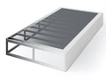 Qeromy 9 Inch High Profile Box Spring, Sturdy Metal Frame Mattress Foundation, Easy Assembly, Quiet & Noise-Free, Twin Size
