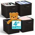 Reli. 11 Inch Cube Storage Bins (4 Pack) | Cube Organizer Bins