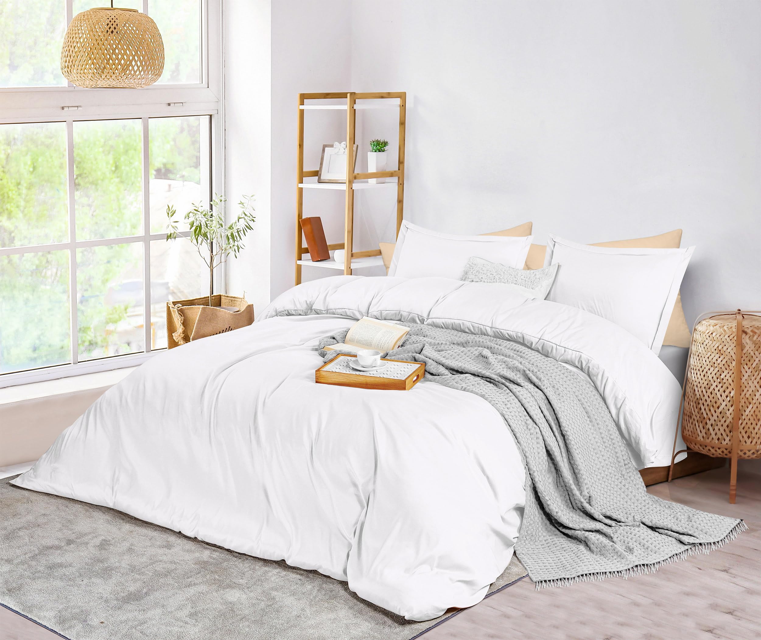 Utopia Bedding Duvet Cover Cal King Size - 1 Duvet Cover With 2 Pillow Shams - 3 Pieces Bedding Duvet Cover With Zipper Closure