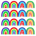 Sicohome Boho Bulletin Board Borders,48Pcs Bulletin Borders Stickers,Boho Classroom Decor,Rainbow Bulletin Board Trim Back To Sc
