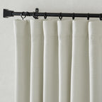 Nicetown Room Darkening Faux Linen Curtains For Bedroom, Rod Pocket/Back Tab/Hook Belt Linen Burlap Light Blocking Noise Dampeni