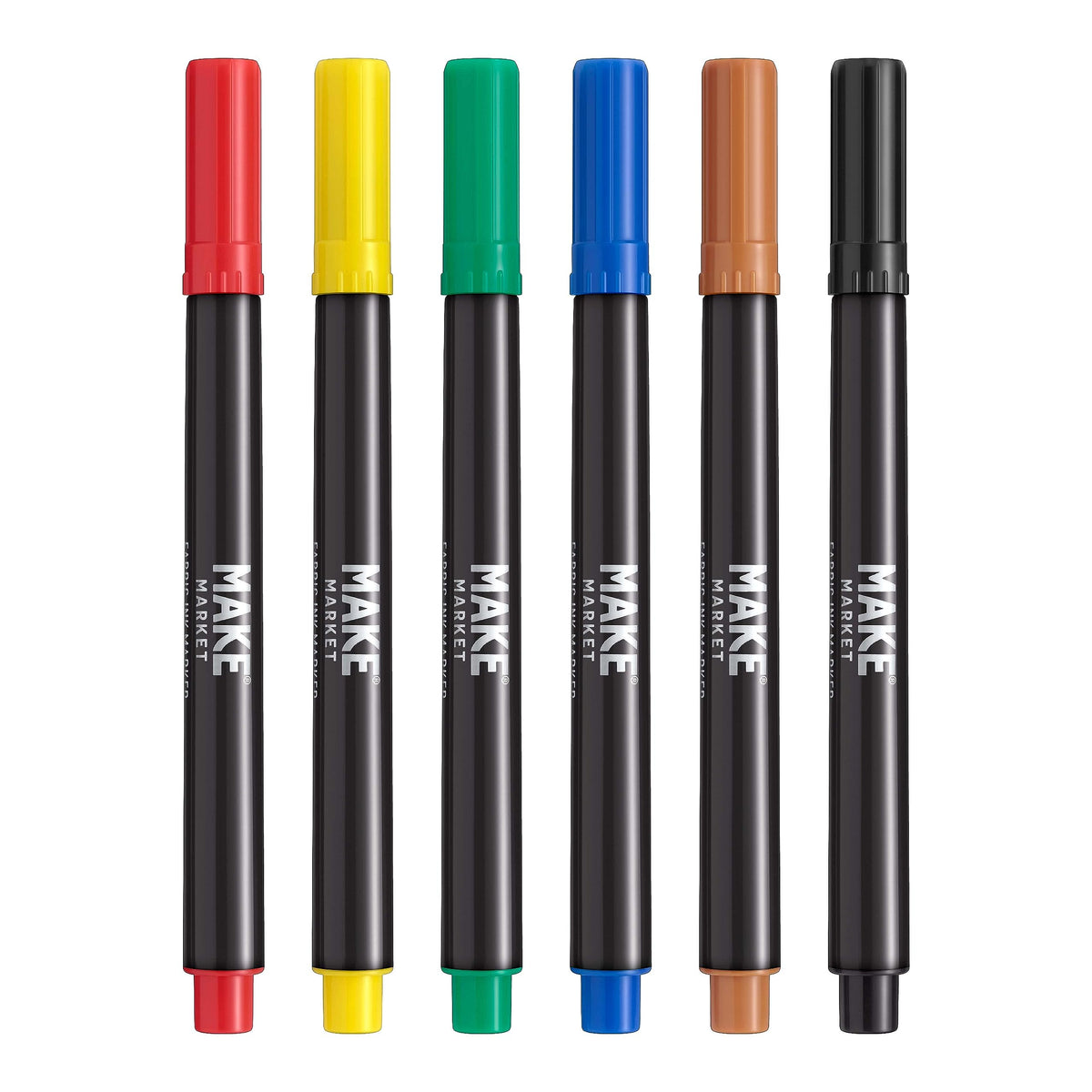 Marvy Uchida Fine Point Fabric Markers, Primary