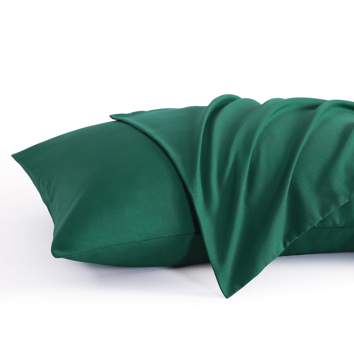 Ntbay King Pillow Cases Set Of 2, 2 Pack Brushed Microfiber 20X40 Pillow Cases, Soft, Wrinkle, Fade, Stain Resistant Dark Green