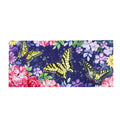 Evergreen Sassafras Midnight Butterfly Interchangeable Entrance Doormat | Indoor And Outdoor | 22-Inches X 10-Inches | Non-Slip
