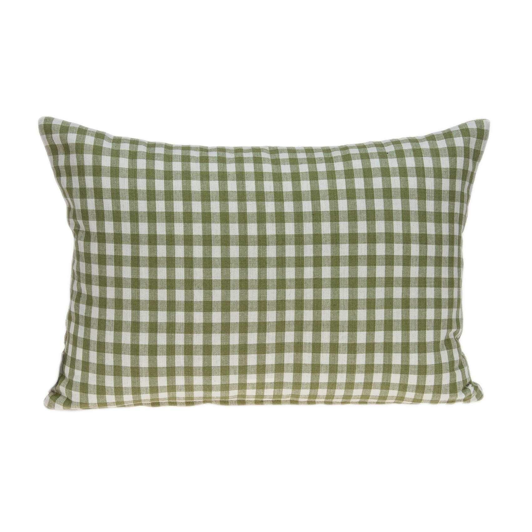 HomeRoots 100% Cotton Parkland Collection Eureka Tropical Green Pillow Cover with Poly Insert