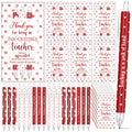 Sayglossy 12 Sets Valentines Day Teacher Appreciation Gifts 36 Ballpoint Pens 12 Cards And 12 Bags Employees Inspirational Thank