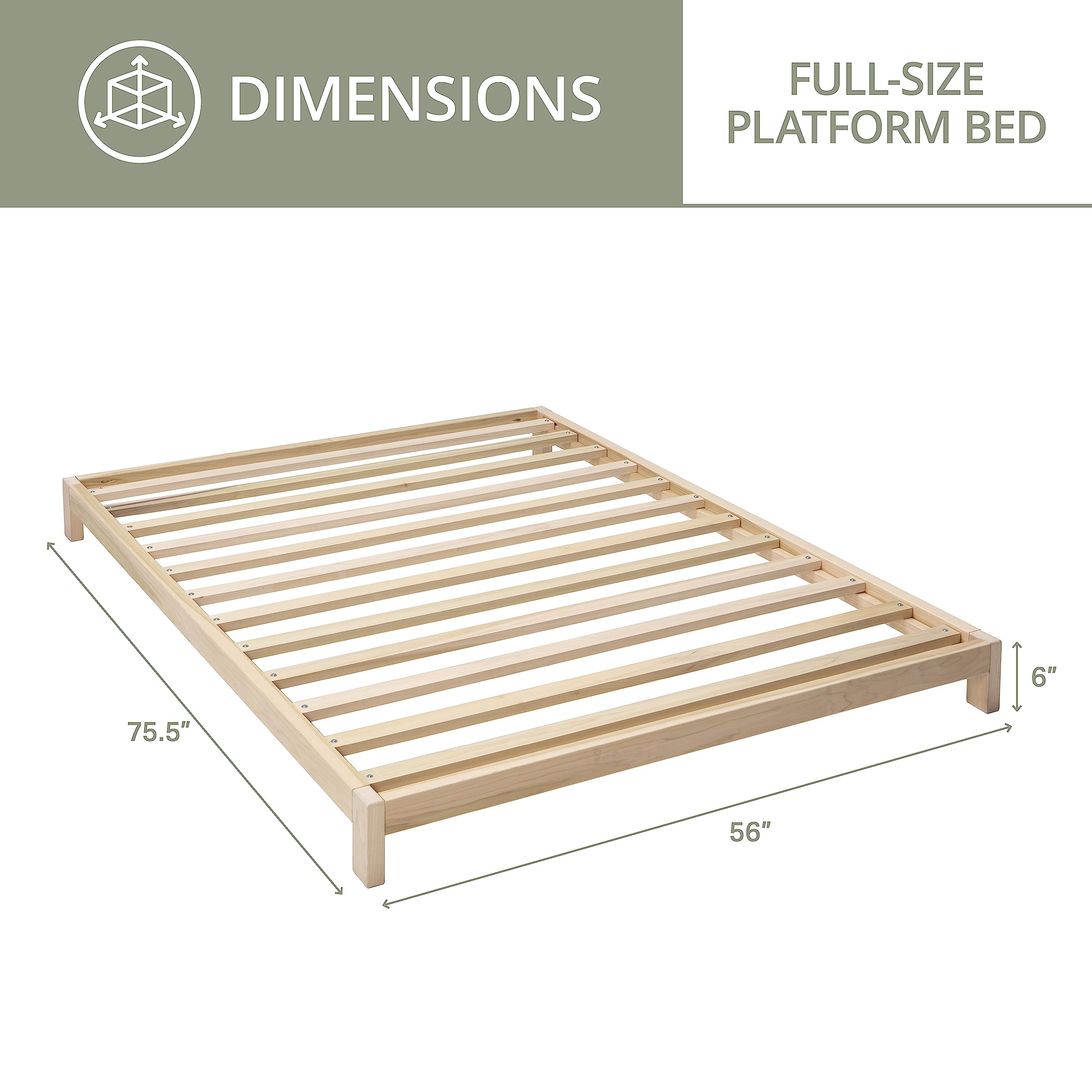 American Furniture Classics Model Full Platform Full Size Platform Bed