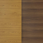 Flash Furniture Glenbrook 24'' x 42'' Rectangular Table Top with Natural or Walnut Reversible Laminate Top