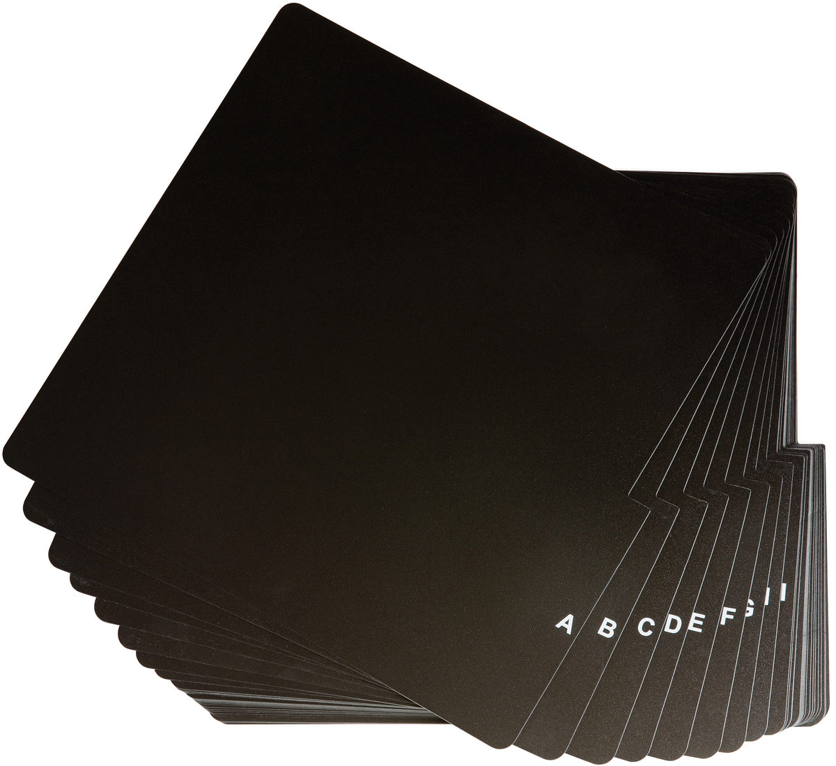 Crosley Ac1046A-Bk A-Z Vinyl Dividers, Black