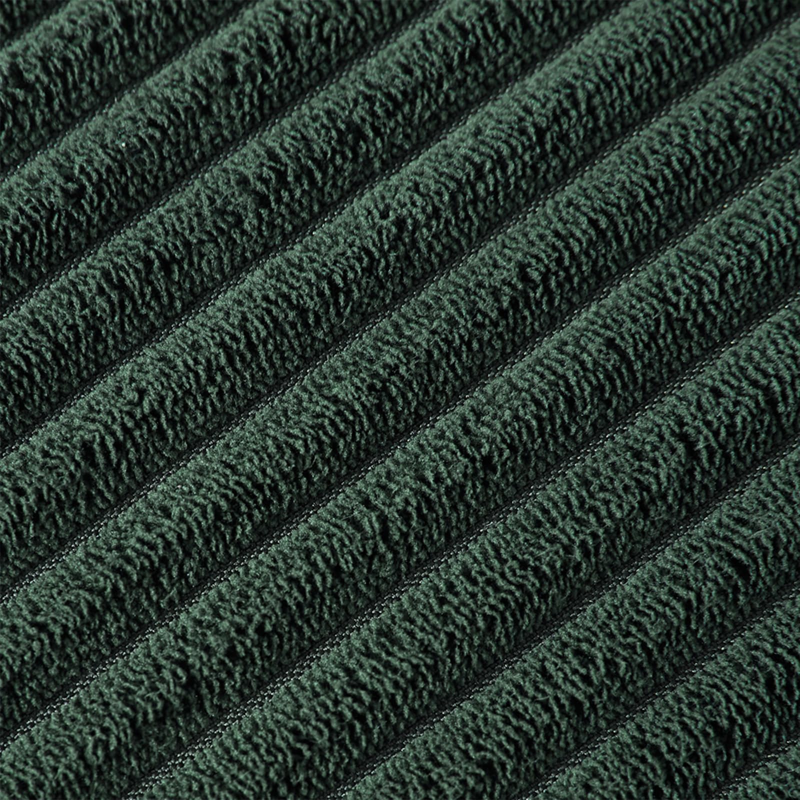 Fancy Homi 2 Pack Dark Green Lumbar Decorative Throw Pillow Covers 12X20 Inch With Pom-Poms For Couch Bedroom Sofa, Soft Corduro