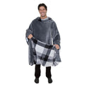 Snuggie Reversible - The Original As Seen on TV Wearable Blanket That Has Sleeves - Cozy, Warm and Soft Velveteen - Oversized Fu