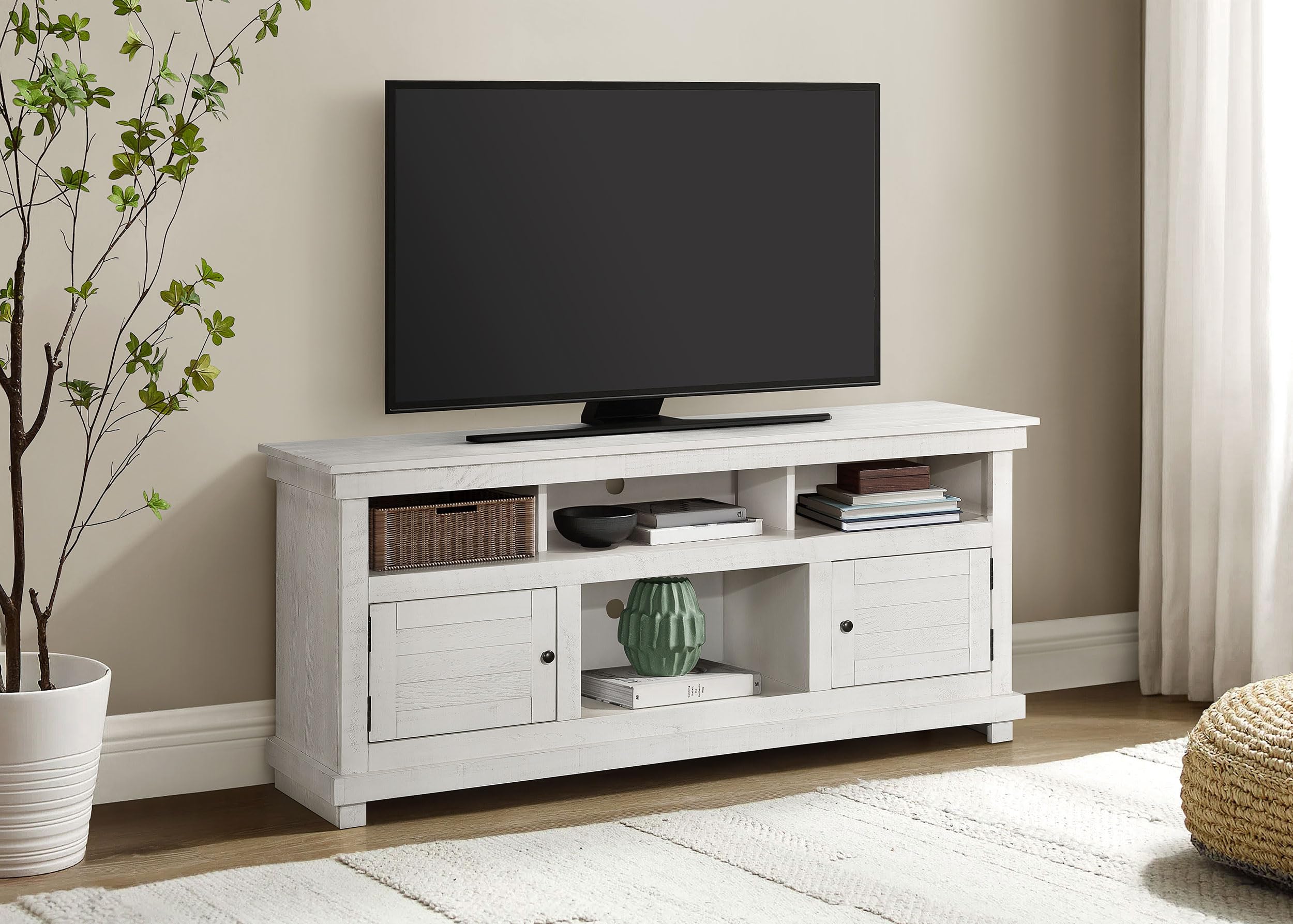 Coaster Home Furnishings Payne 60-inch TV Stand Media Console White