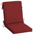 Arden Selections Outdoor Dining Chair Cushion 20 X 20, Rain-Proof, Fade Resistant 20 X 20, Ruby Red Leala