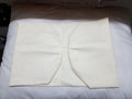 Reynosohomedecor 9X60 Inch White Cotton-Blend Zippered Bolster Cylindrical Pillow Cover