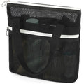 Fammart Mesh Shower Caddy Portable with Zipper & 2 Pockets - Quick Dry Shower Caddy Hanging for Travel Gym Camp Beach - Shower O