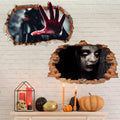 KatchOn, 3D Halloween Wall Decals - Large 24 Inch, Pack of 2 | Scary 3D Halloween Wall Stickers, Halloween Decorations Indoor | 