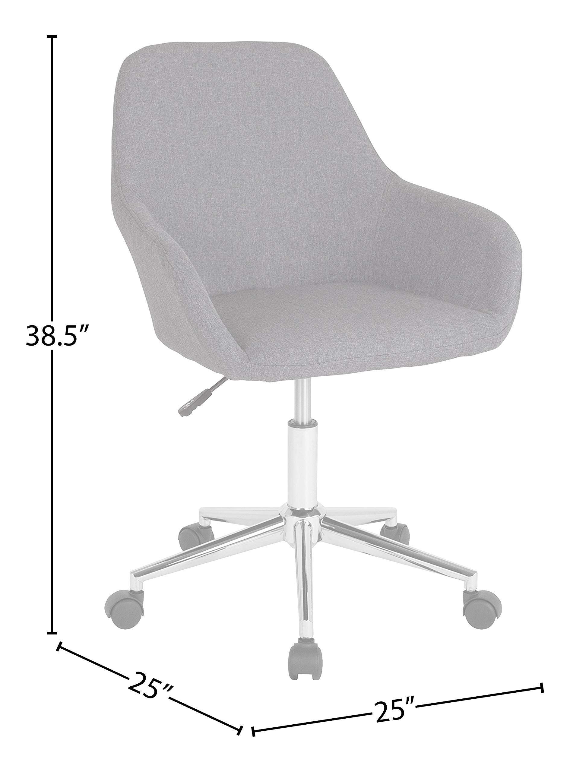 Flash Furniture Cortana Home And Office Mid-Back Chair - Thumbnail 3