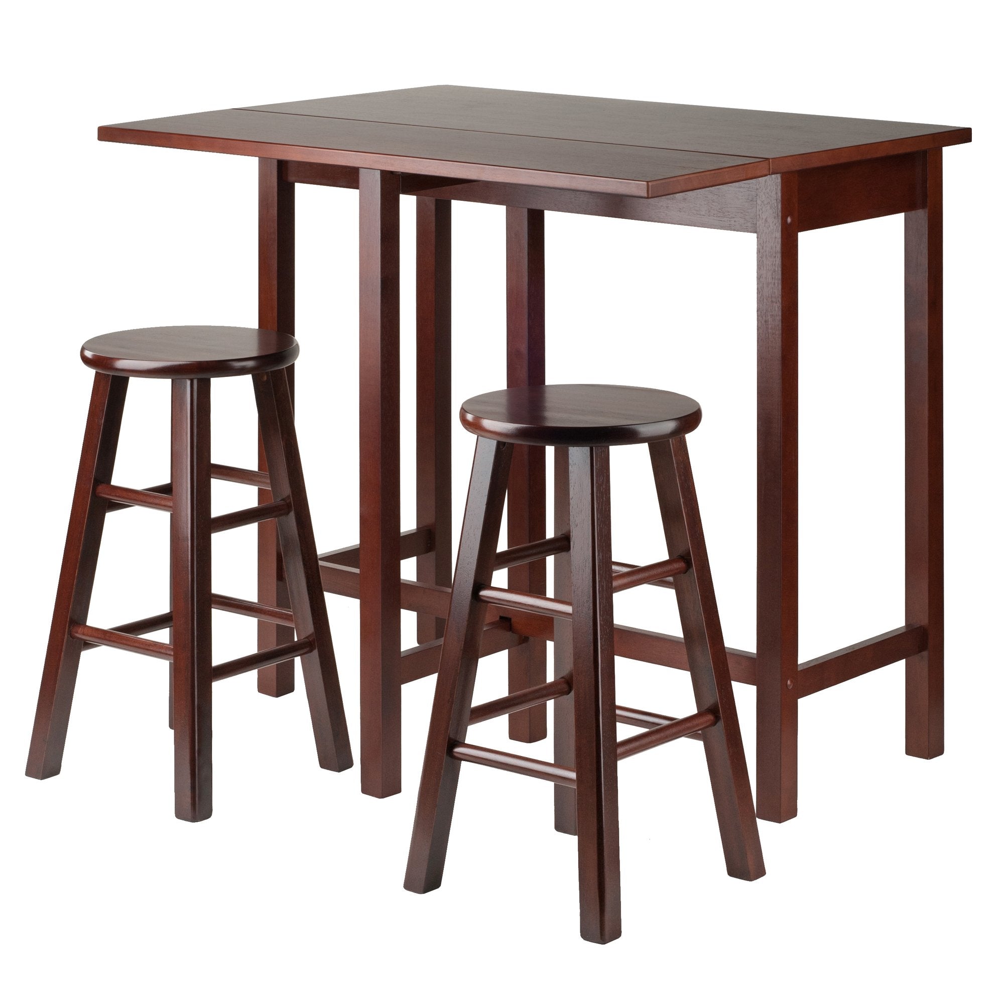 Winsome Lynnwood Dining, 39.37 W x 30 D x 35.43 H, Antique Walnut